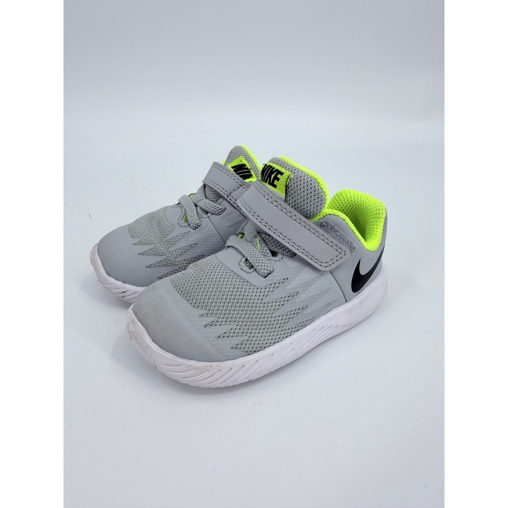 Nike Star Runner 2 Running Shoes 2020 Baby Toddler 5C Wolf Grey Volt Neon Green